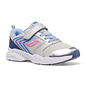 SAUCONY SAUCONY WIND FST AC SILVER/BLUE/PINK (LITTLE KID/BIG KID)