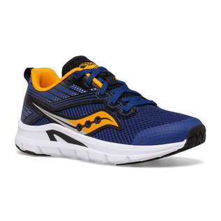 SAUCONY SAUCONY AXON NAVY GOLD LACE (BIG KID)