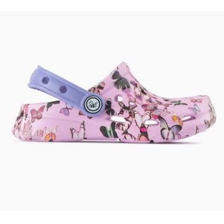 JOYBEES JOYBEES ACTIVE CLOG GRAPHIC LAVENDER BUTTERFLY (LITTLE KID/BIG KID)