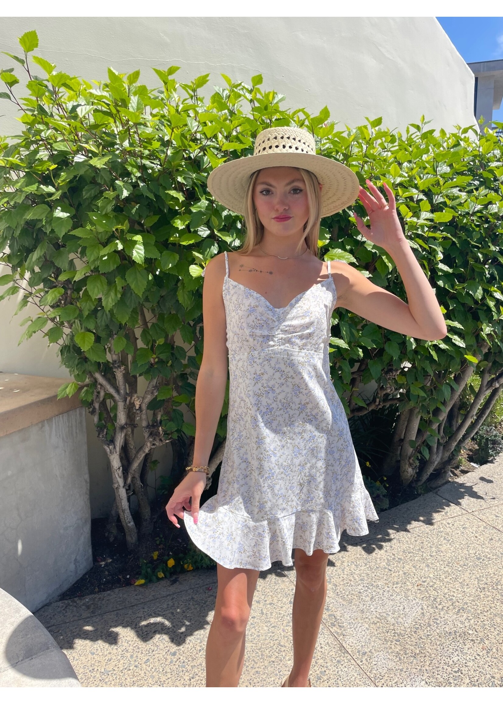OLIVACEOUS Sun Faded Dress