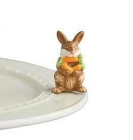 Nora Fleming Funny bunny-brown bunny