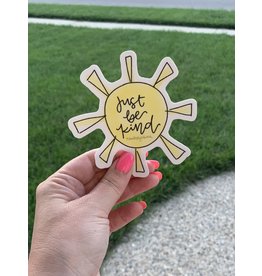 Just be kind sticker