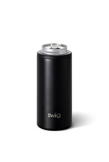 Matte Black Skinny Can Coozie