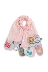 mommy and me activity scarf pink