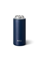 Matte Navy Skinny Can Coozie