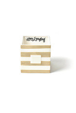 Neutral Stripe Mini Med Cube