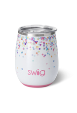 Confetti stemless wine cup swig