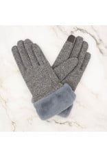 Millie Cozy Tech Gloves Gray