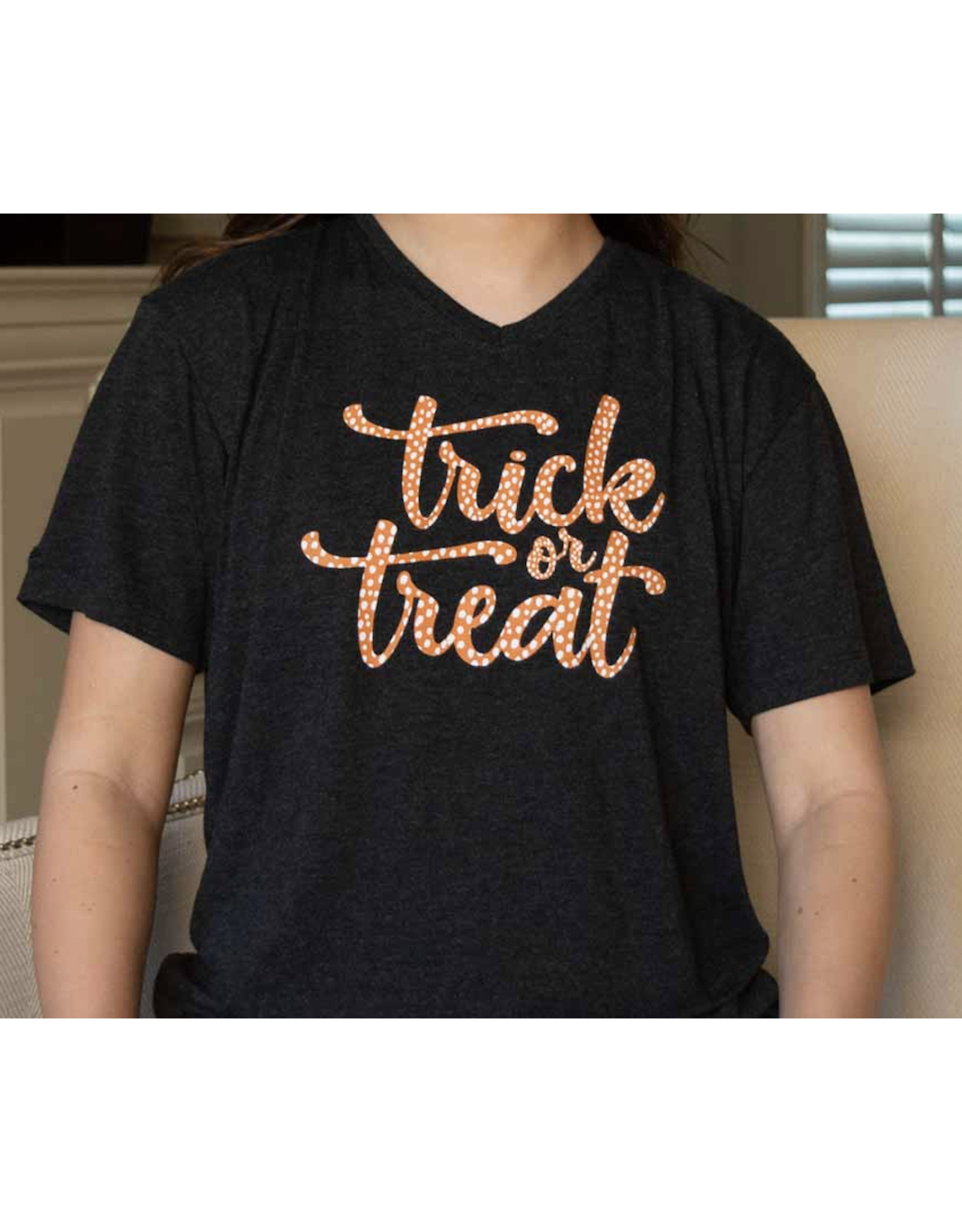 Trick Or Treat V Neck T shirt