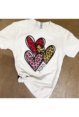Three Leopard Heart T-Shirt