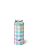 Pretty in Plaid Skinny Can Cooler