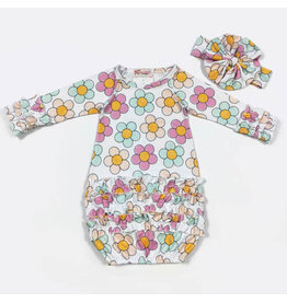 Daisy Diva Baby gown with bow