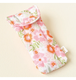 Sunglass Case- Beyond Blossoms Pink Orange