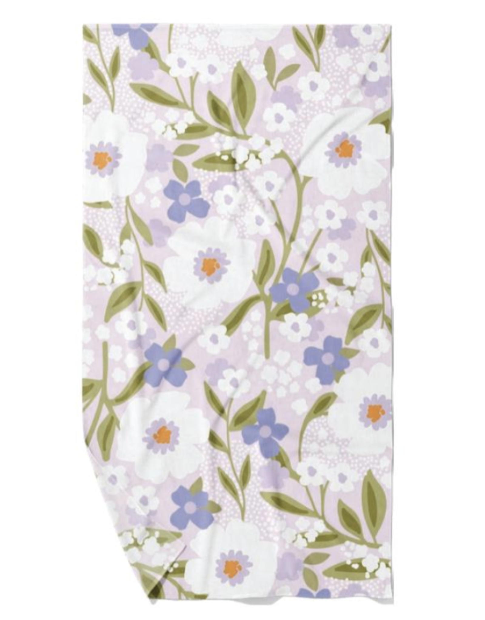 XL quick dry Beach towel- Floral Haven Lilac