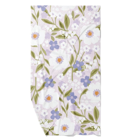 XL quick dry Beach towel- Floral Haven Lilac