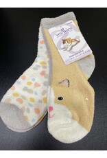 Cat plush socks 5-10 yrs