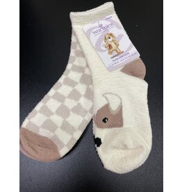 Puppy plush socks 5-10 yrs
