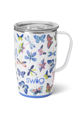 Butterfly Bliss 18 oz travel mug