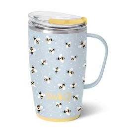 Busy Bee 18 oz travel mug