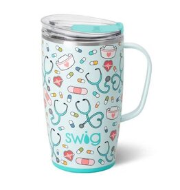 Scrub Life 18 oz travel mug