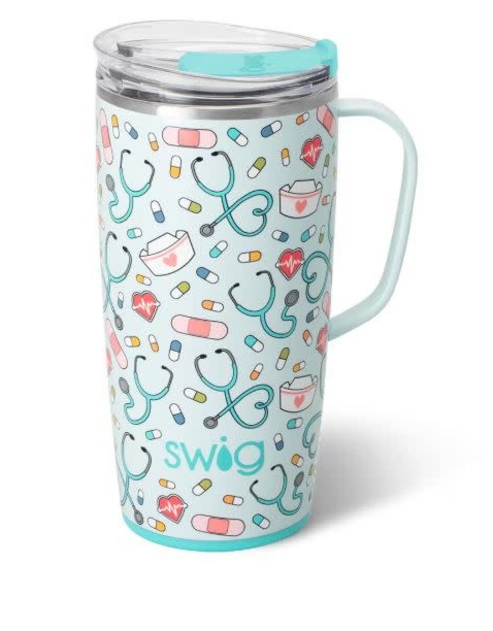 Scrub Life 22 oz travel mug