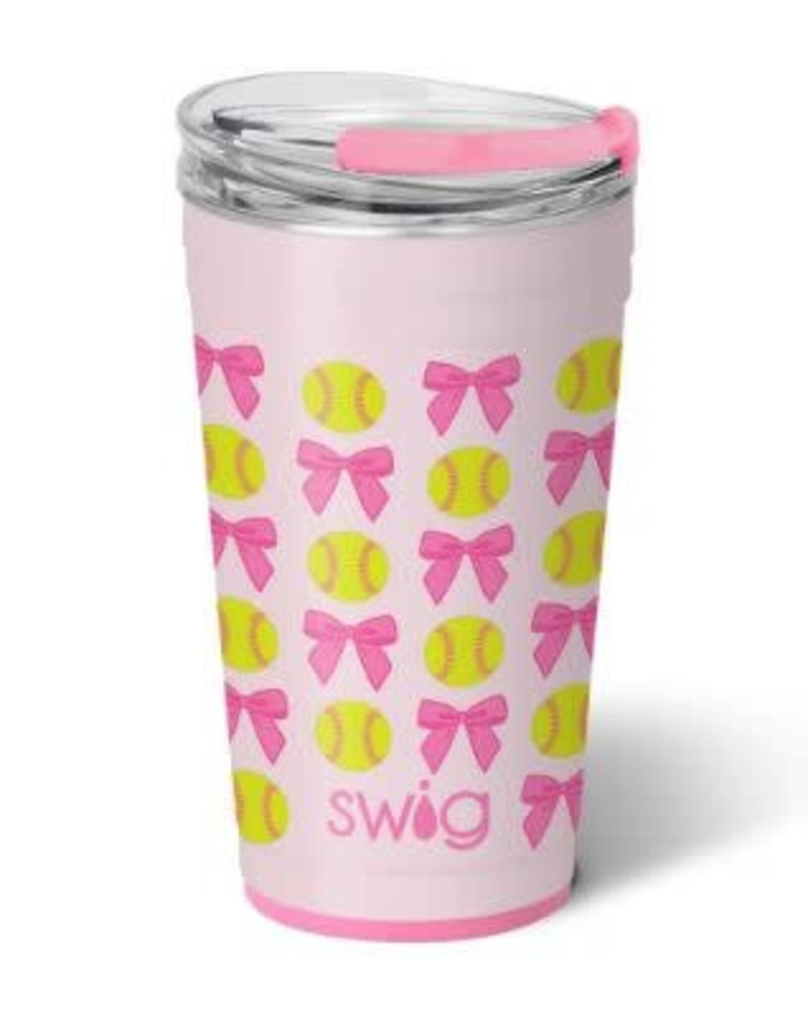 Pitch Hit Run 24oz party cup