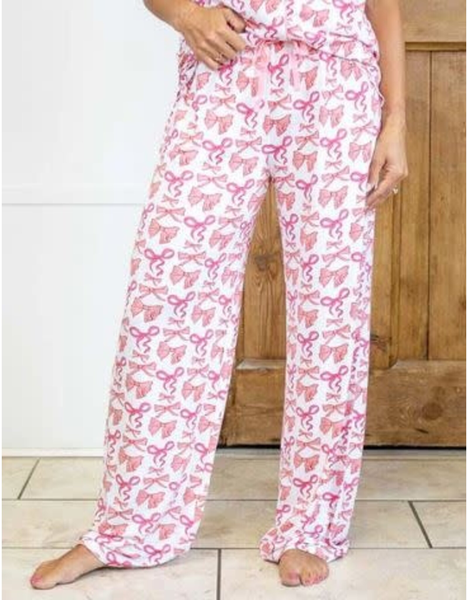 Pink Bow Sleep Pants