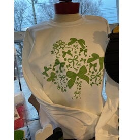 Shamrock Bow Collage Sweatshirt