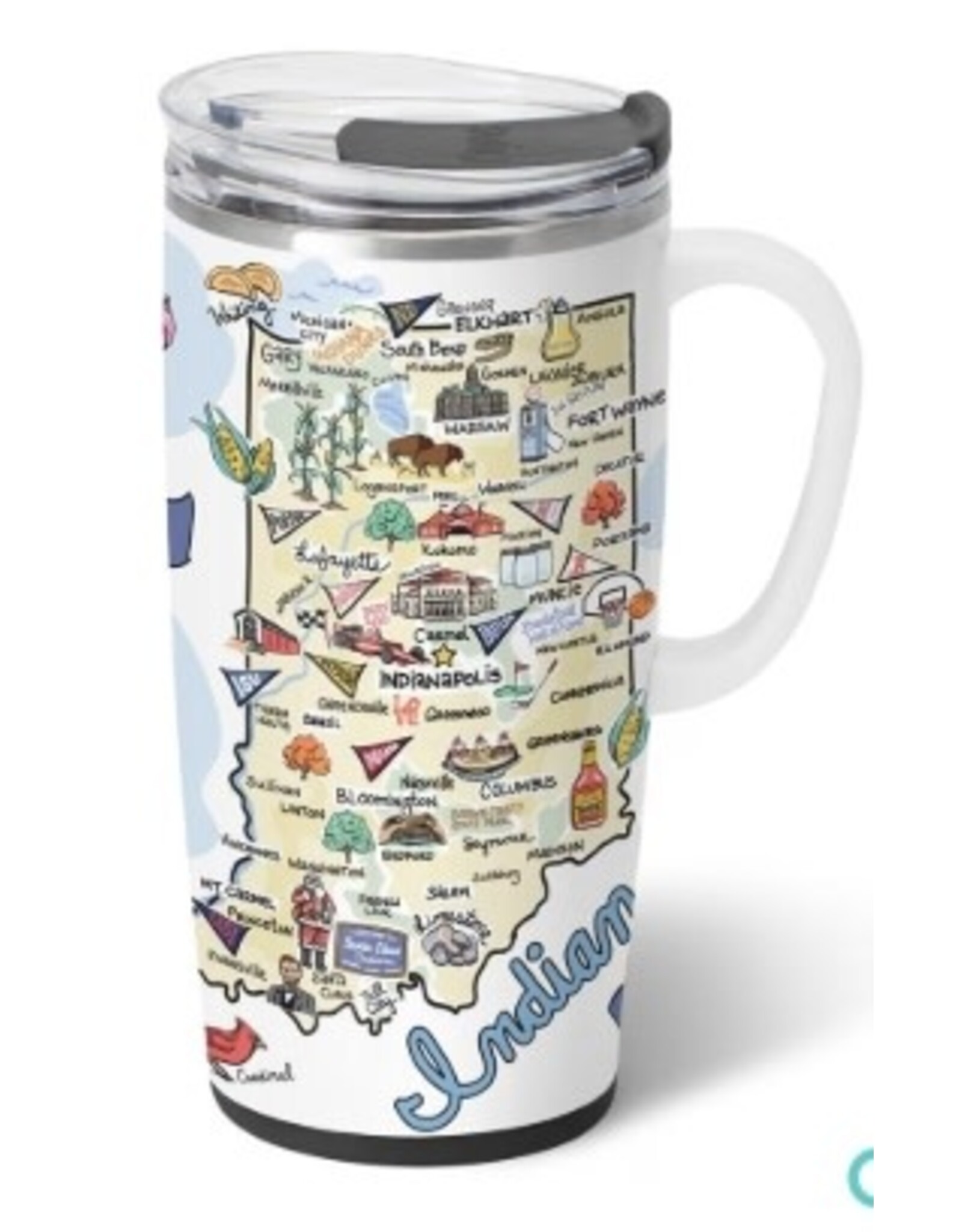 Indiana 22 oz travel mug