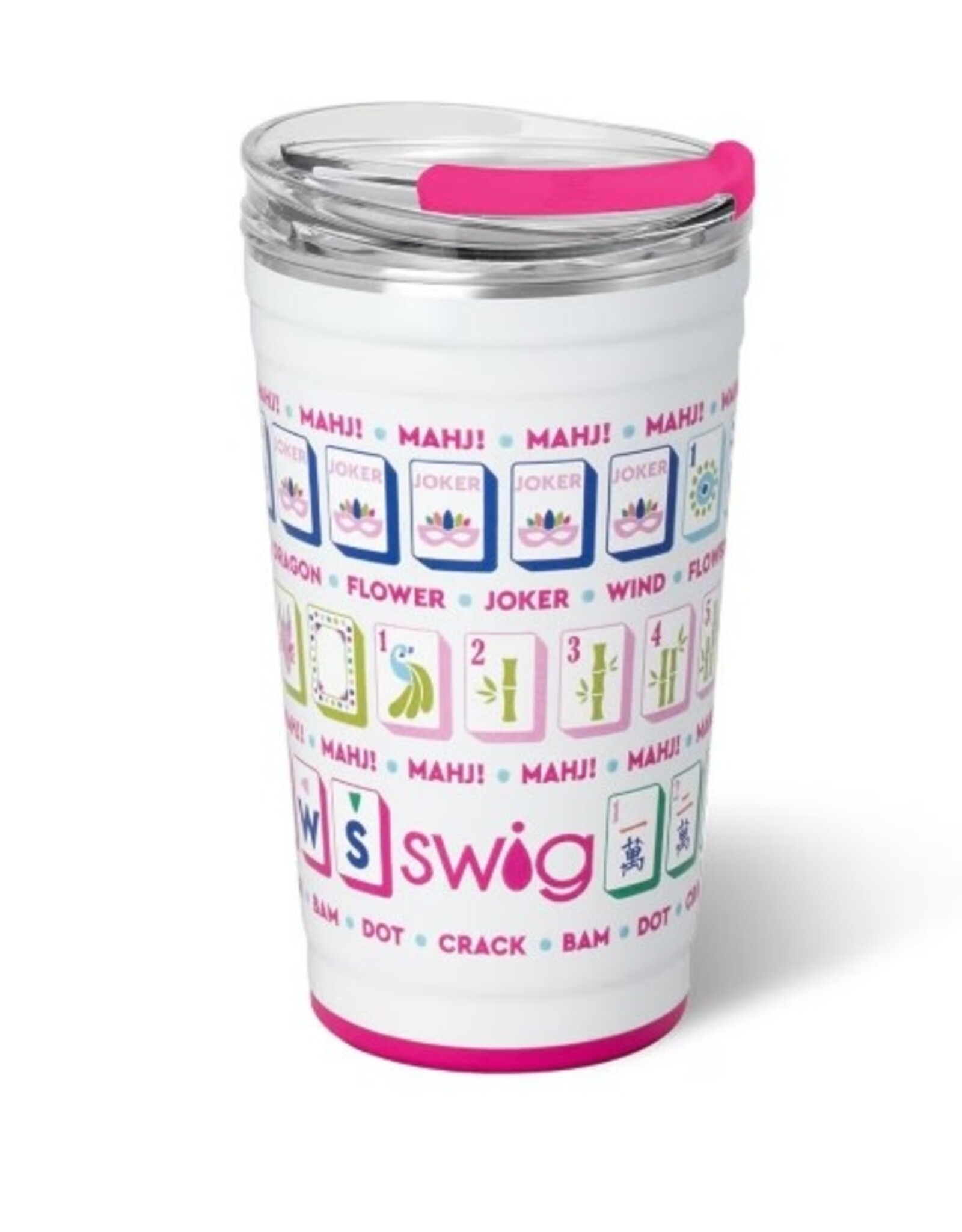 Mahjong party cup 24oz