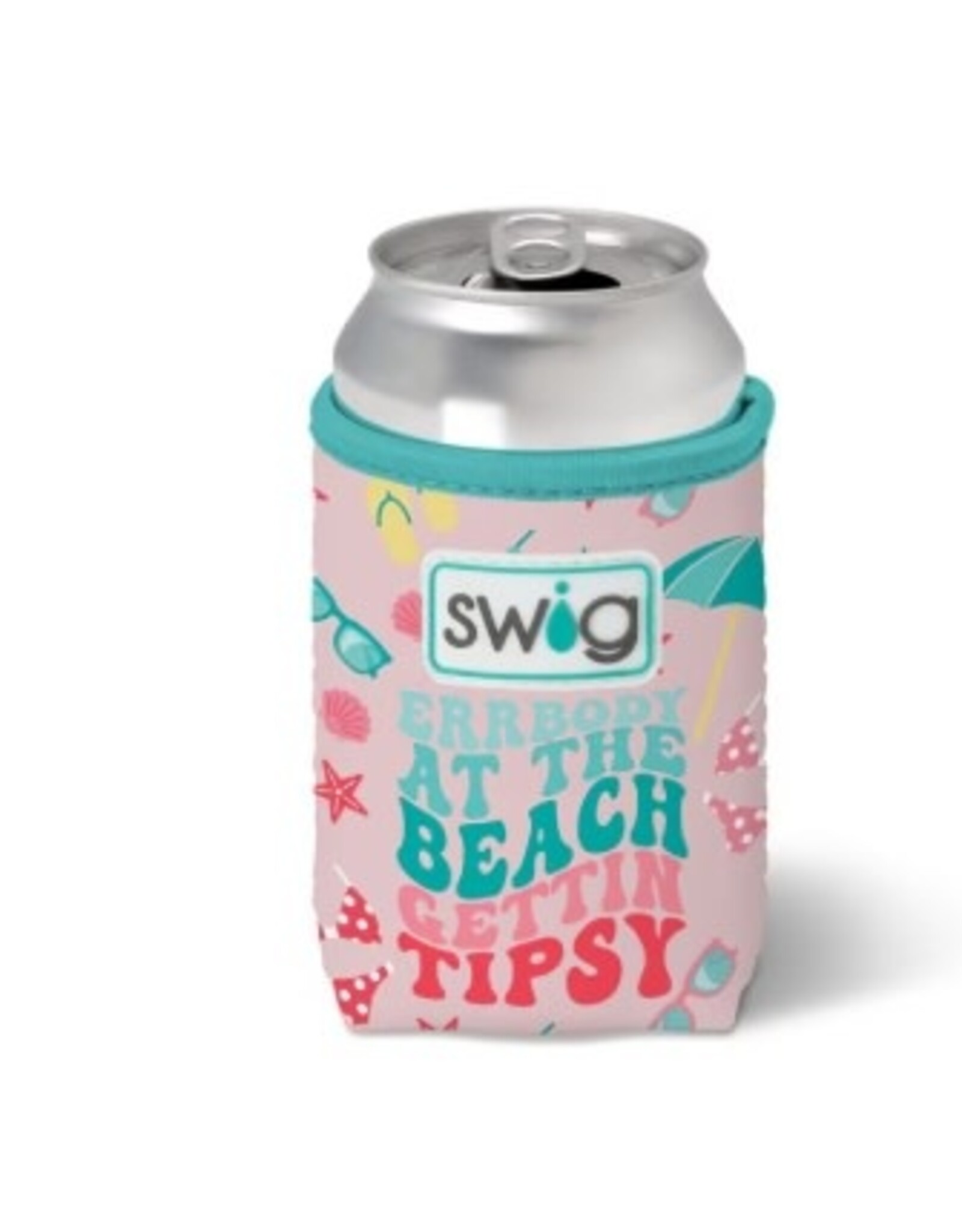 Swig Errbody in the Beach Can Coozie