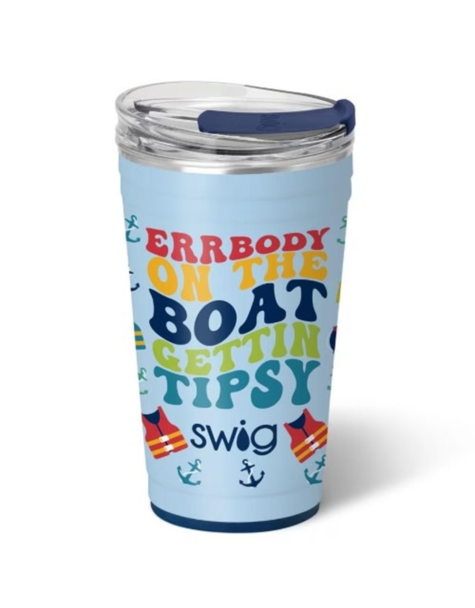 Swig Errbody on the Boat Party Cup 24oz