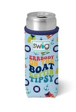 Swig Errbody on the Boat Slim Can Coolie
