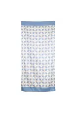 Boca Raton blue microfiber towel