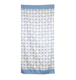 Boca Raton blue microfiber towel
