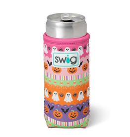 Trick or Treat Skinny can coozie