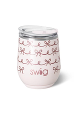 Pretty in Pink stemless wine