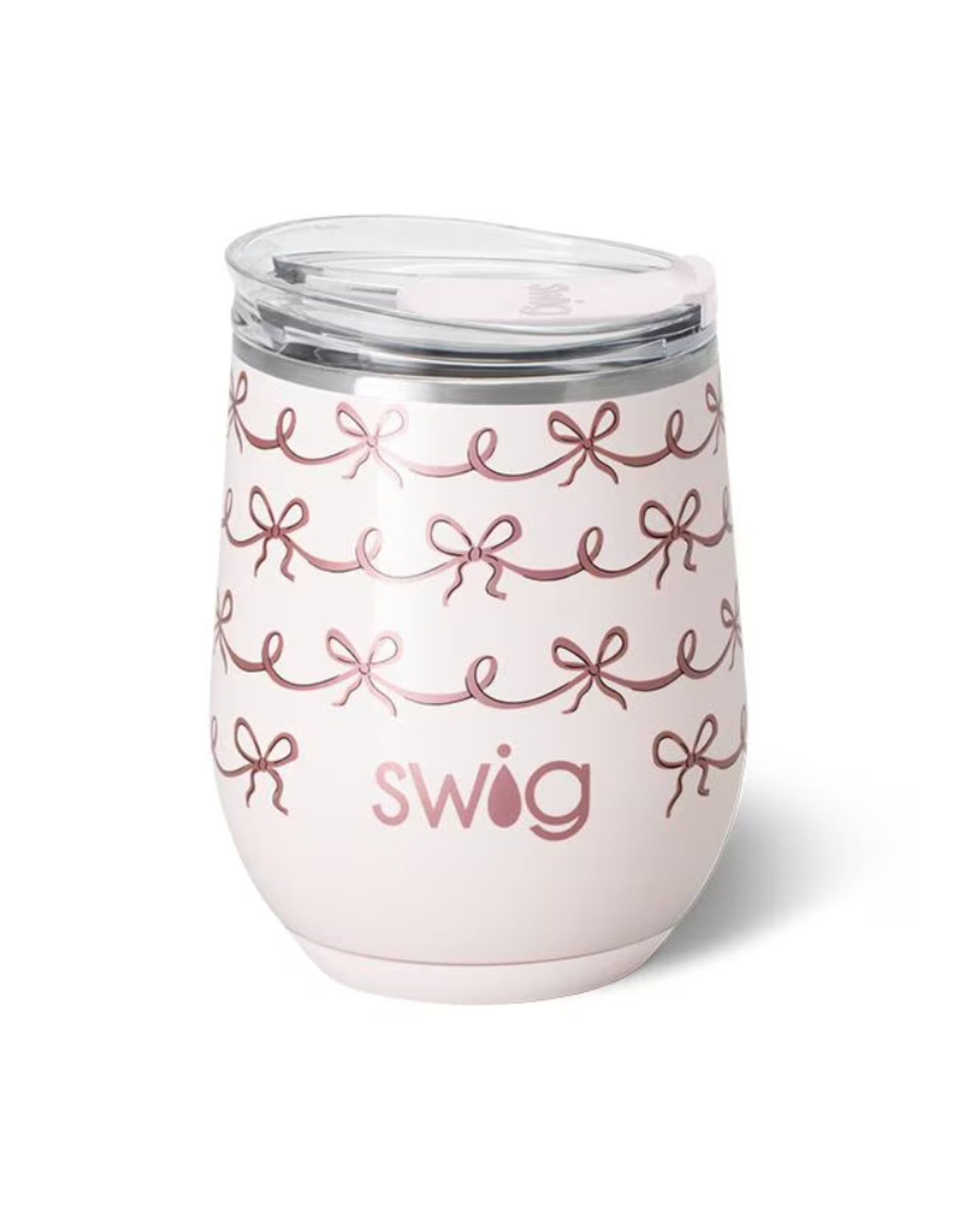 Pretty in Pink stemless wine