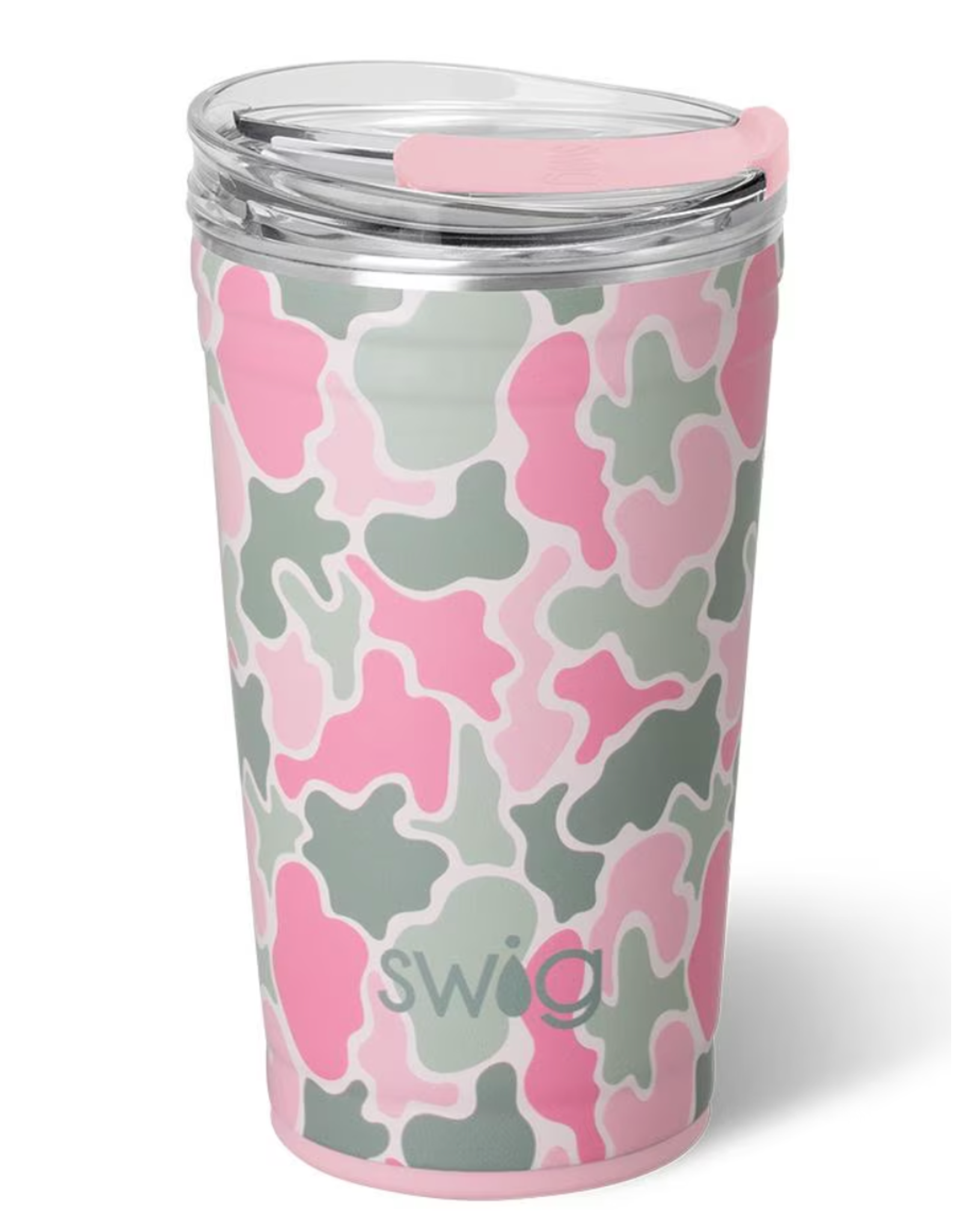 Blushing Camo party cup 24 oz