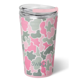 Blushing Camo party cup 24 oz