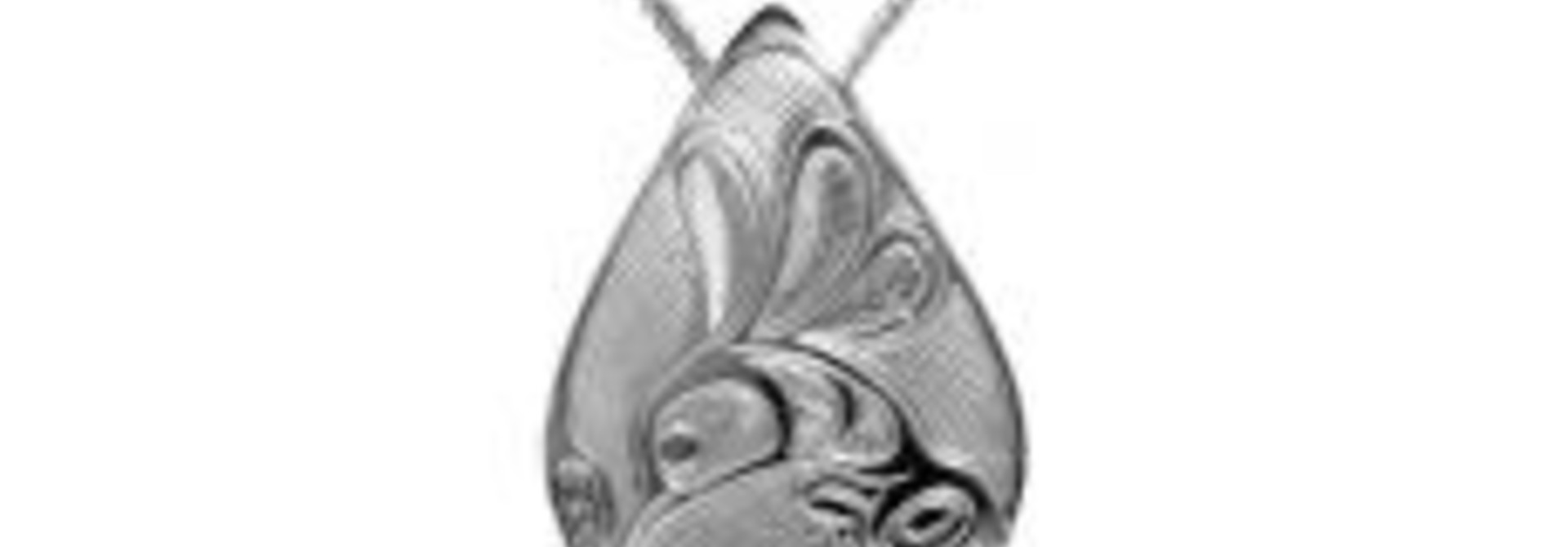 Silver Pewter Pendant Hummingbird Teardrop