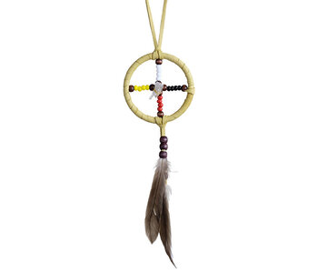 2" Medicine wheel w Crystal