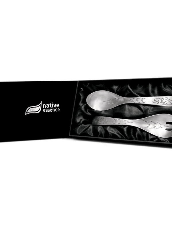 Pewter Serving Set-Salmon Spirit-Francis Horne Sr.