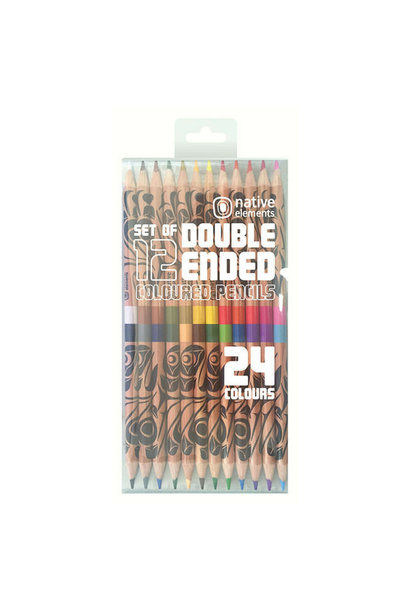 Colouring Pencils 24 colours- Eagle by T.J. Sgwaayaans Young