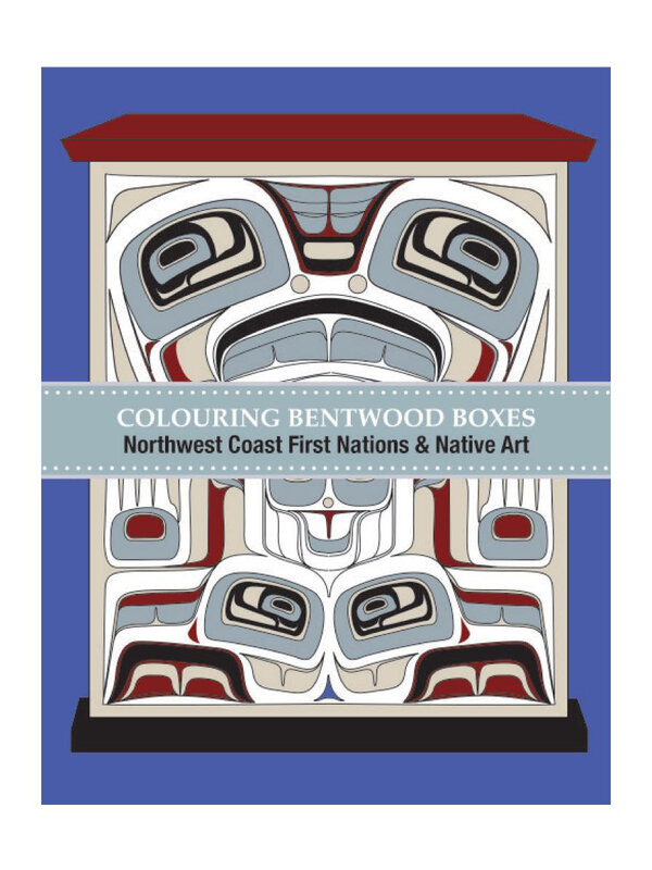 Indigenous Art Colouring Book -  Bentwood Boxes