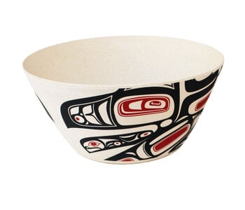 Bamboo Bowl-Running Raven by Morgan Asoyuf 10"