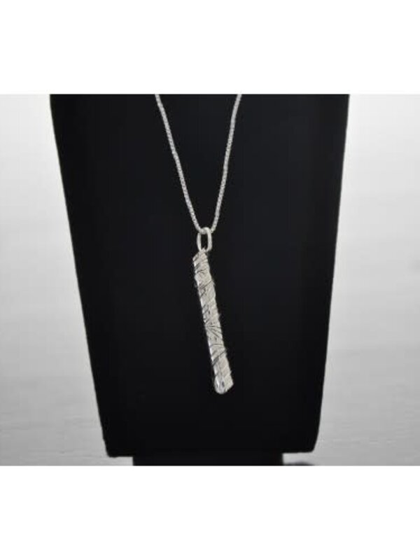 Hand Carved Silver Emotions Pendant -Eagle by Vincent Henson