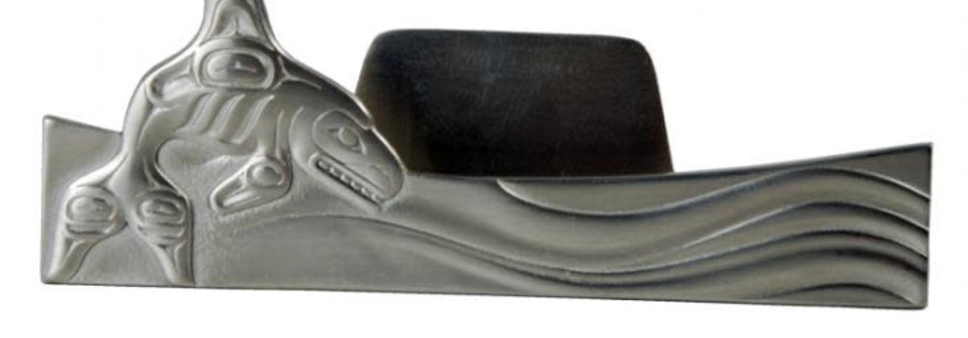 Pewter Business Card Holder - Whale