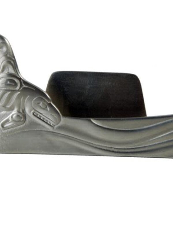 Pewter Business Card Holder - Whale