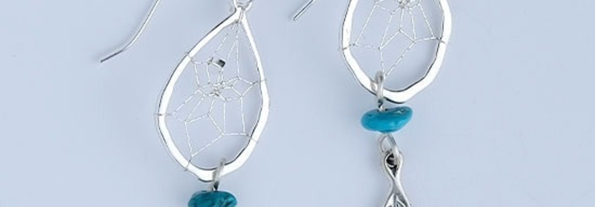 Teardrop Earring -Turquoise Rock